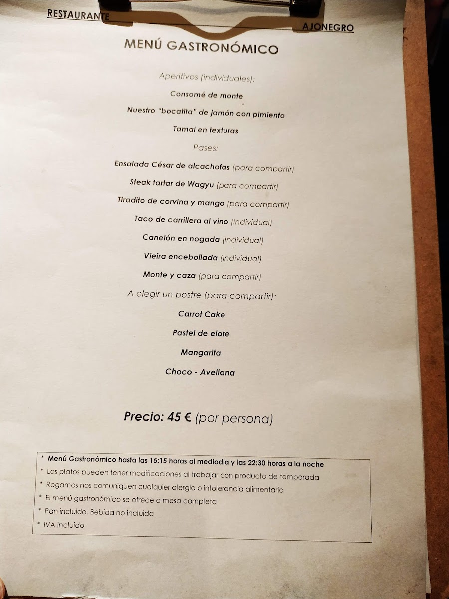 Menu Restaurante Ajonegro-5